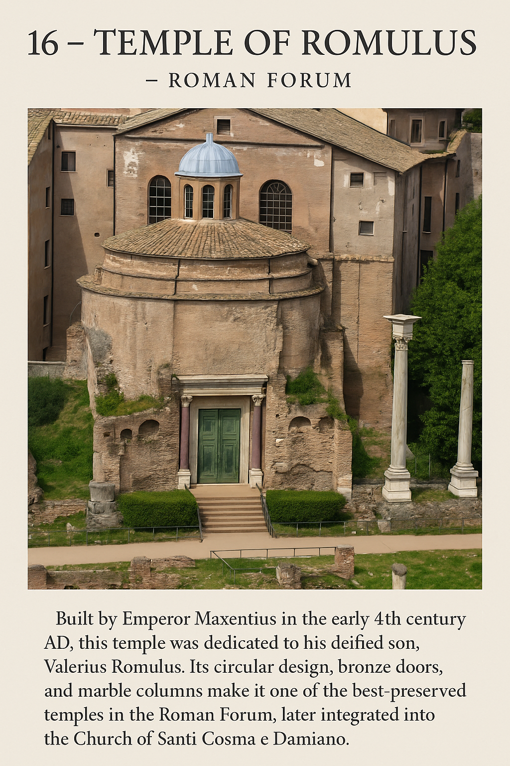 16 - Temple of Romulus